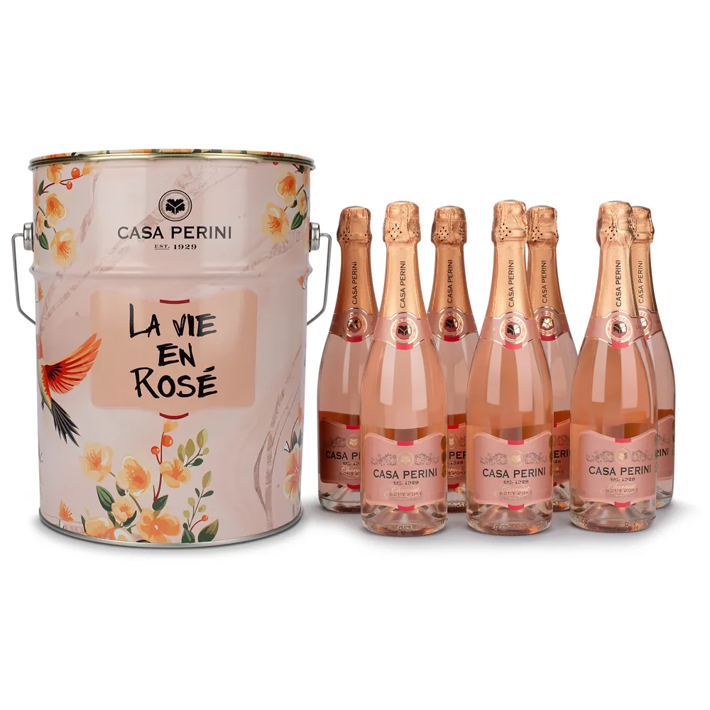 BALDE ESPUMANTE CASA PERINI BRUT ROSE (7X750ml)